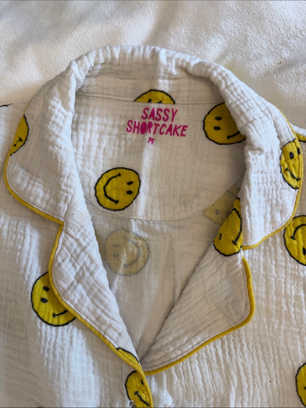 Sassy Shortcake Smiley Dreams Pajama Set 🍋😊 | Size Medium - Picture 3 of 8